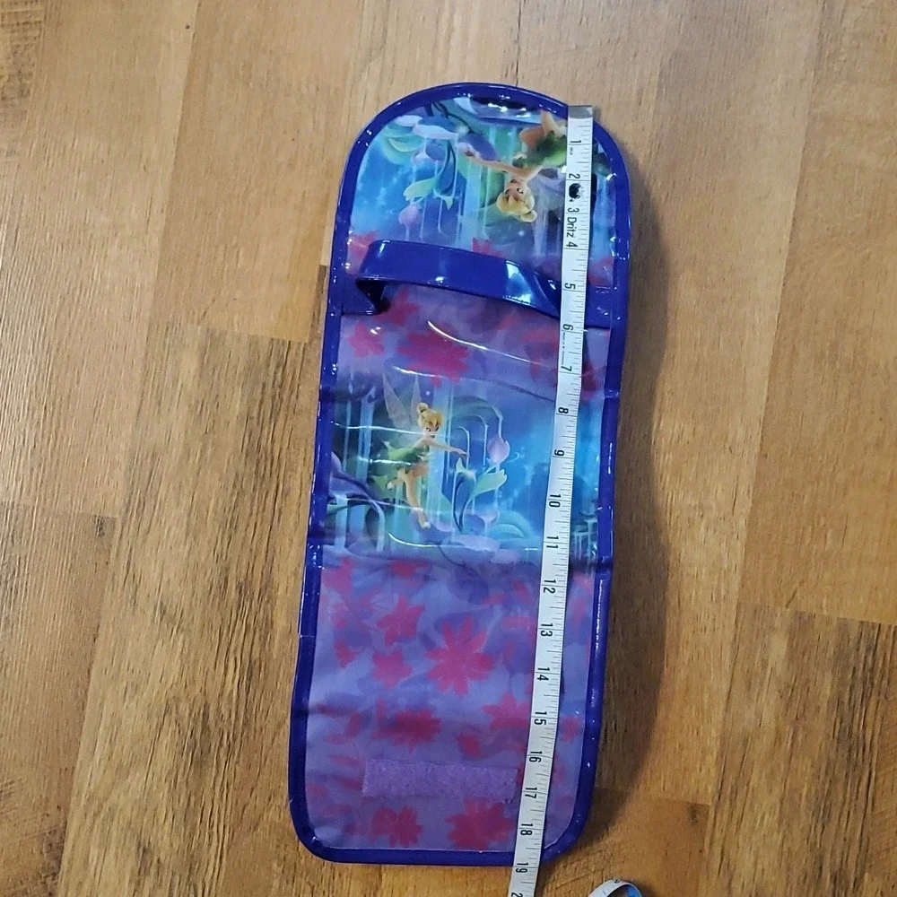 Disney Tinkerbell Travel Rollup Makeup‎ Jewelry Organizer Bag